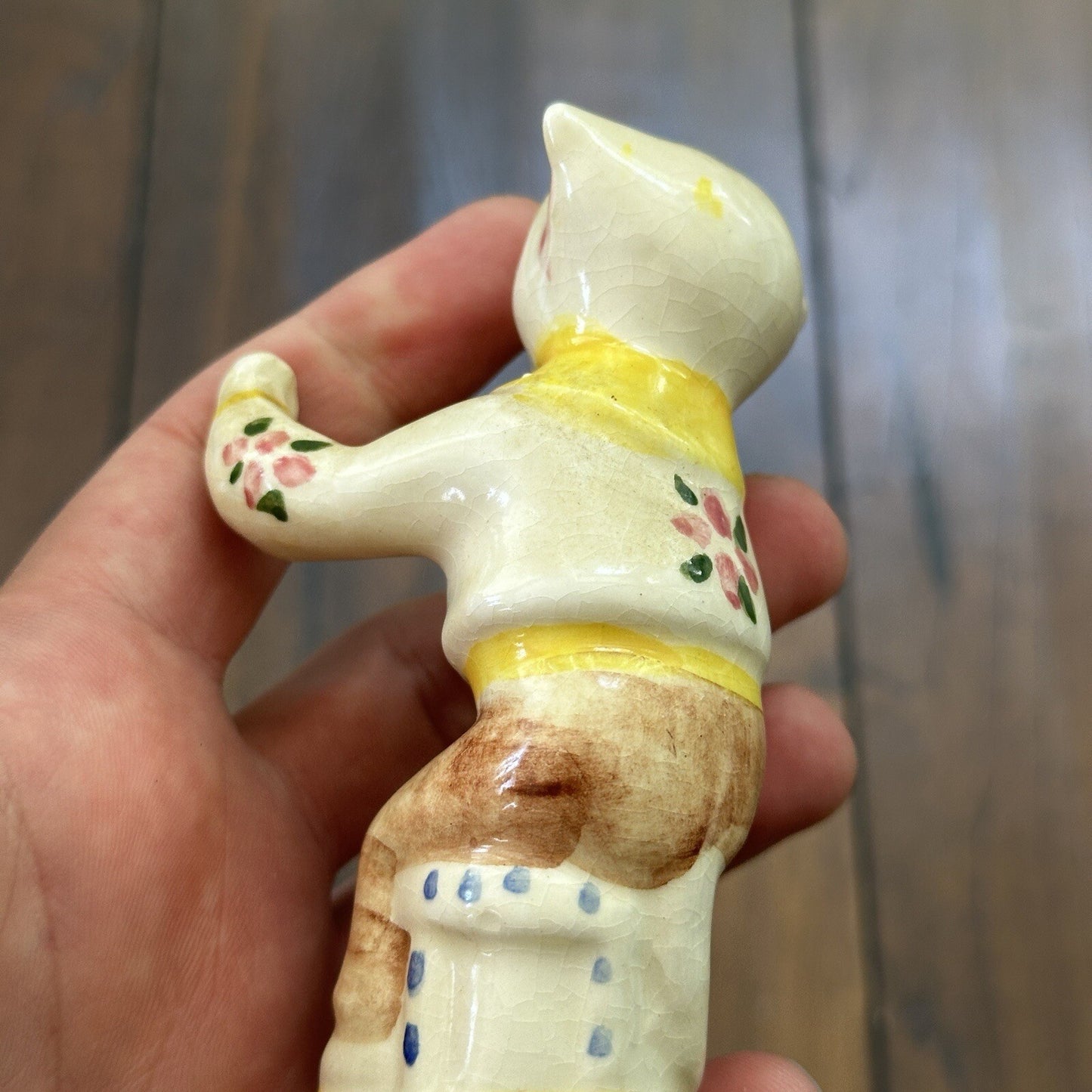 VTG Cat Salt And Pepper Shaker Anthropomorphic Japan Creepy Funny Cute SINGLE