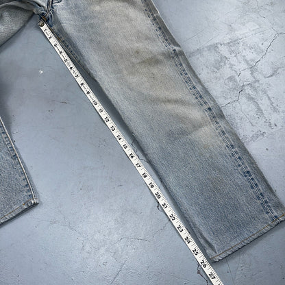 Levis 501 Vintage 80s Redline Selvedge USA XX Jeans Light Wash 1980s Act 30x26