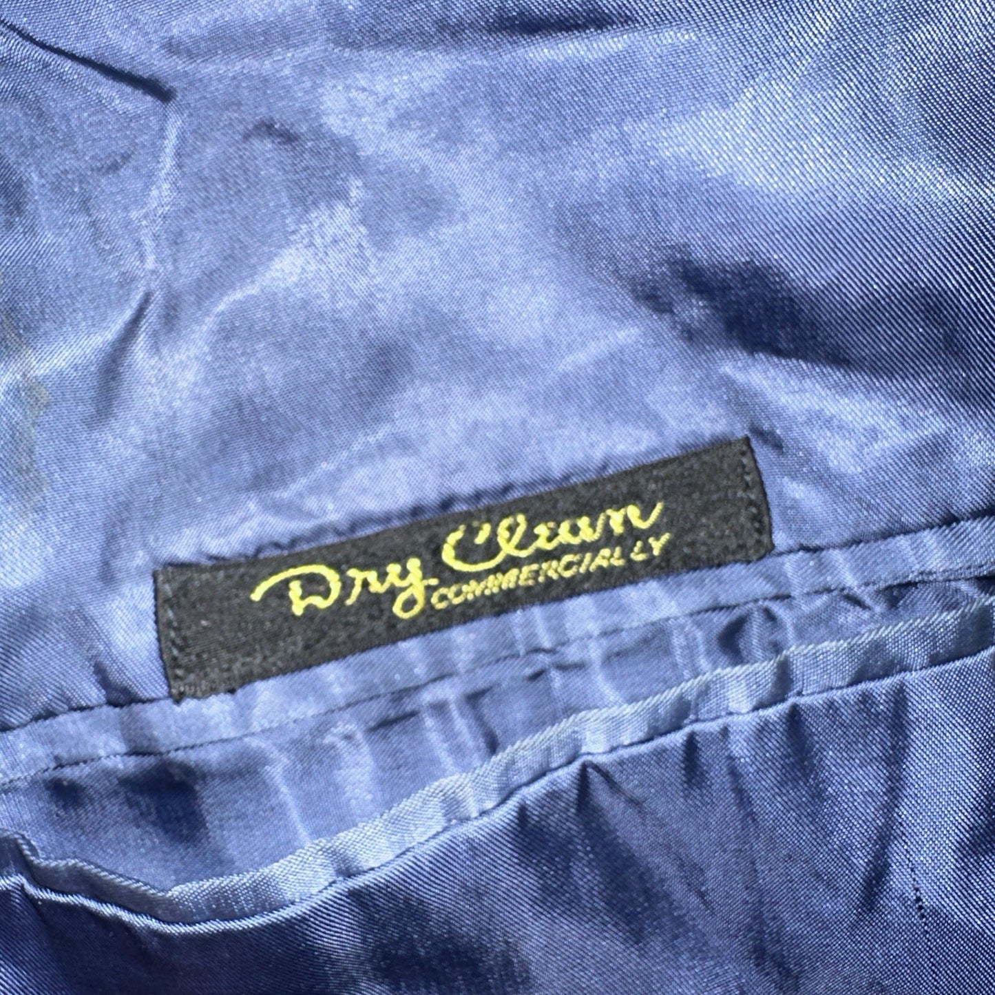 Kingsridge Blazer Mens 40 Blue Vintage Sport Coat Suit Jacket Union USA 1970s