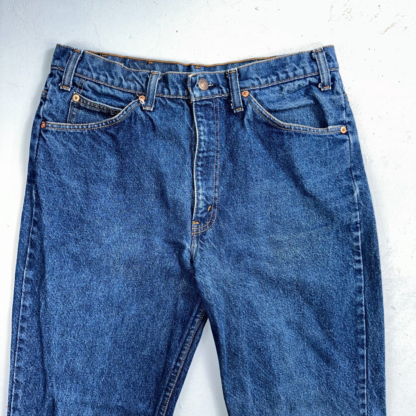 Levis 517 Vintage 80s USA Orange Tab Bootcut Flare Blue Jeans 34x36 Act31x35