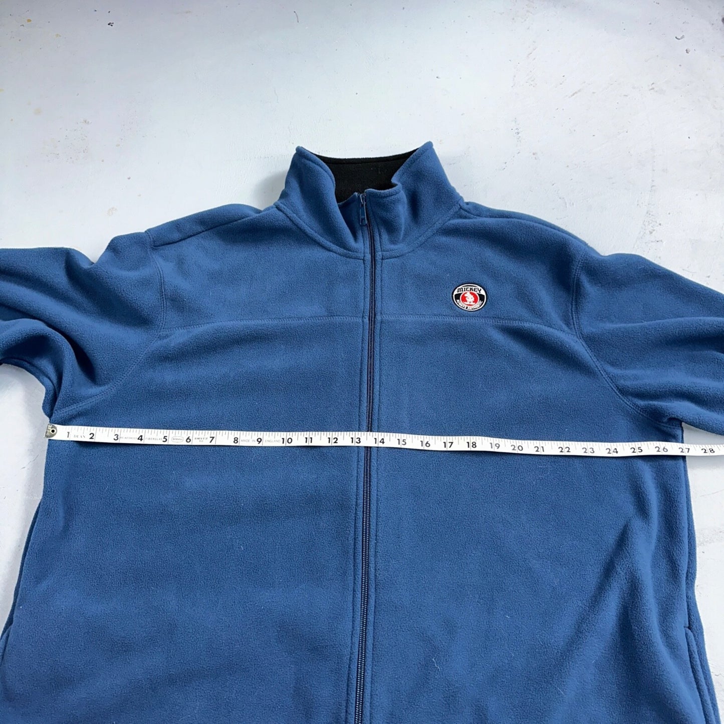 Walt Disney World Mickey Mouse Mens Full Zip Fleece Pull Over Sweat Shirt XL