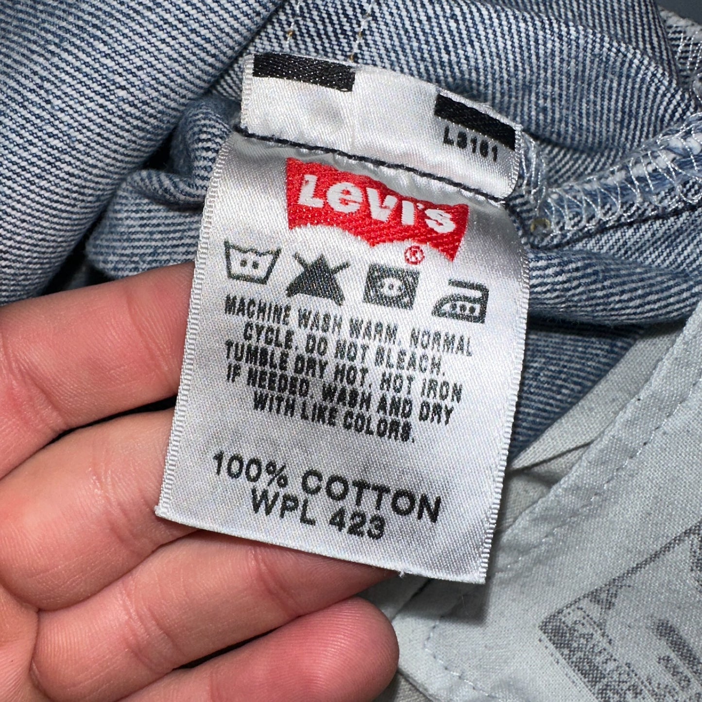 Levis 501 Vintage Y2K XX Straight Leg Jeans Blue Med Wash 36x34 Act 35x34