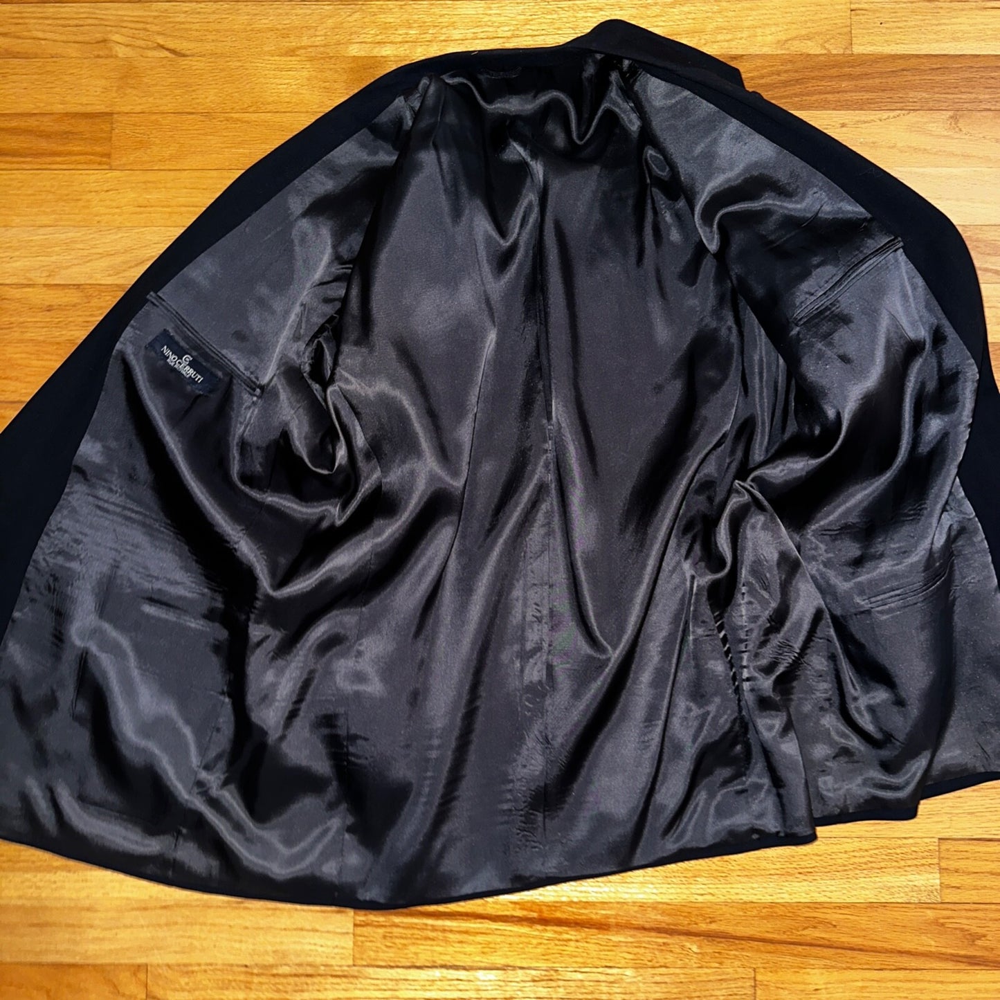 Nino Cerruti Rue Royale Double Breasted VTG Suit Jacket Blazer, 44 Union USA