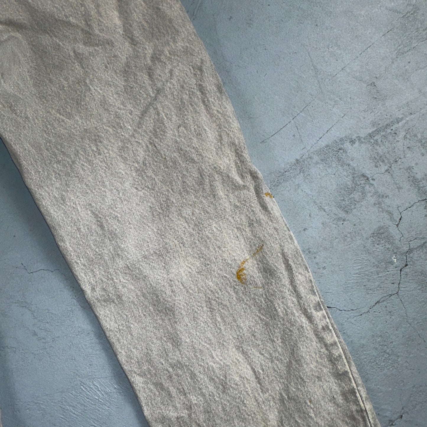 Levis 501 Vintage 80s USA XX Straight Leg Jeans Gray Acid Wash 31x32 Act 29x30