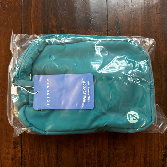 POPSUGAR Green Waist Pack Candy Gloss Sugar Pop Travel Pouch Bag