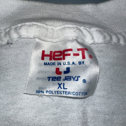 Prineville Cowboy Oregon VTG T Shirt River Graphic Single Stitch White XL 90s