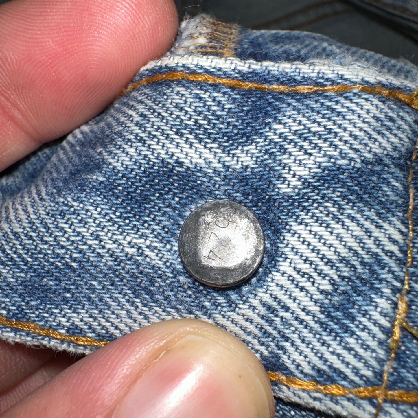 Levis 501 Vintage 80s Redline Selvedge USA XX Jeans Light Wash 28x36 Act 26x31