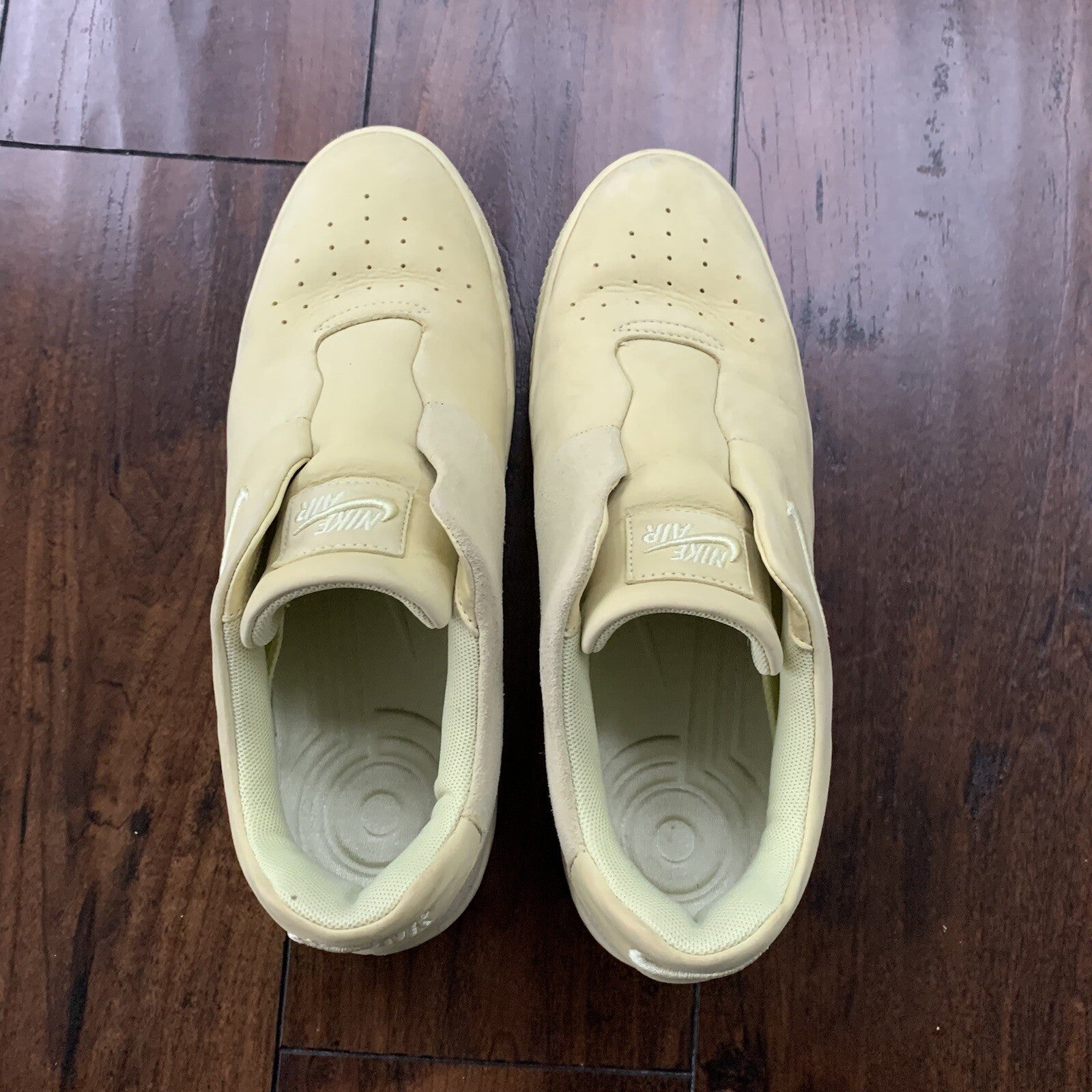 Nike Womens Air Force 1 Sage Xx Sneakers Shoes Yellow A01215-300 Low Top 9W