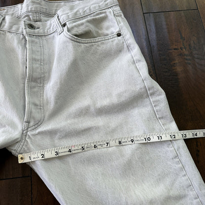 Vintage 90s Levis 501 USA 36x30 Tag Jeans 80s Blue Light Bleach Wash Act 32x29
