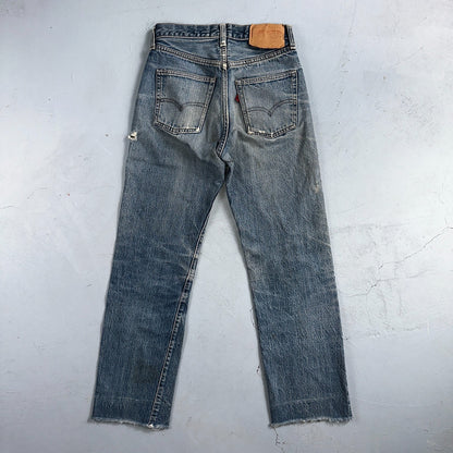 Levis 501 Big E Vintage 60s Redline Selvedge USA XX 1960s Jeans Act 24x27