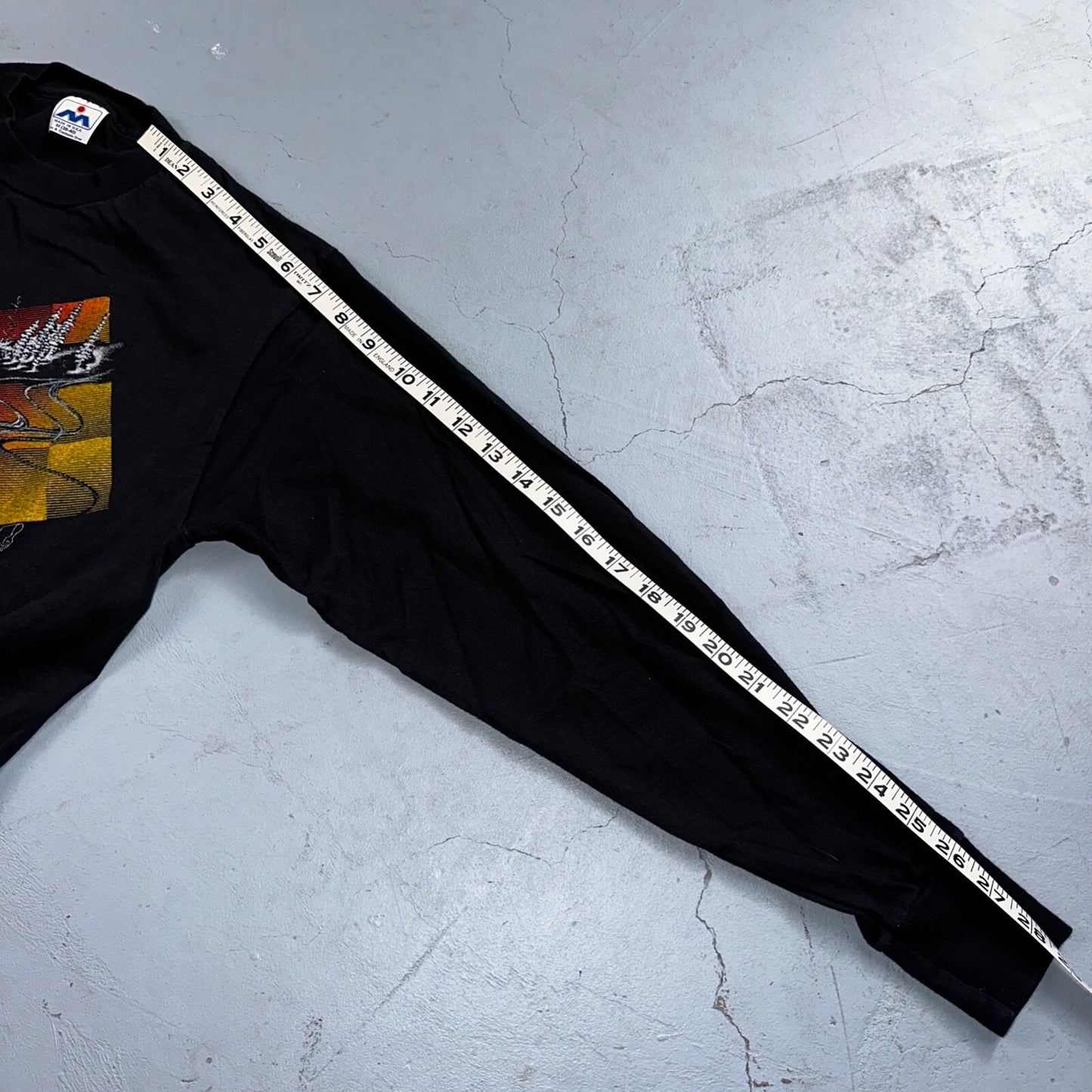 Telluride Colorado Skiing VTG T Shirt Snow Board 1980s 80s Black Single Stitch