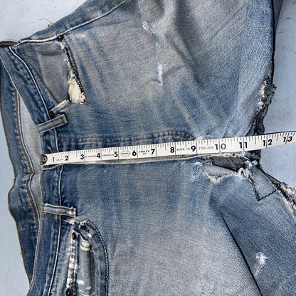 Levis 501 Vintage 80s Redline Selvedge USA XX Jeans Light Wash 34x36 Act 31x33