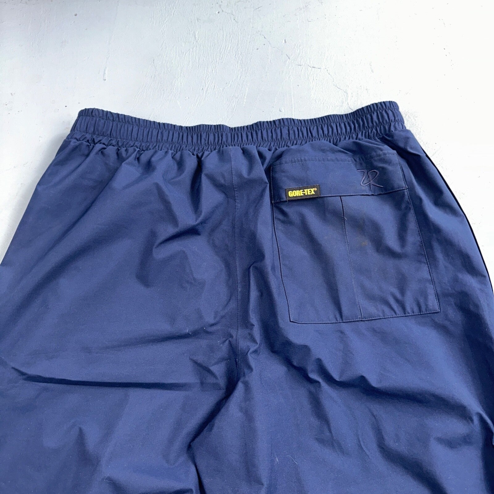 Zero Restriction ZR USA Navy Blue Gore-Tex Mens Water Resistant Pants Sz XL