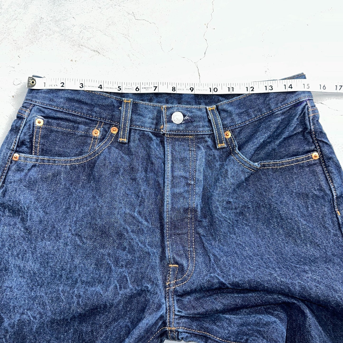 Levis 501 Y2K XX Straight Leg Jeans Blue VTG Dark Wash 34x32 Act 30x28