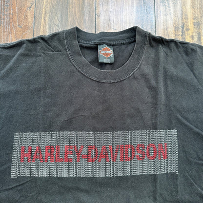 Harley Davidson Motorcycle Vintage T Shirt Y2K Cancun Mexico Motor Cool Rap