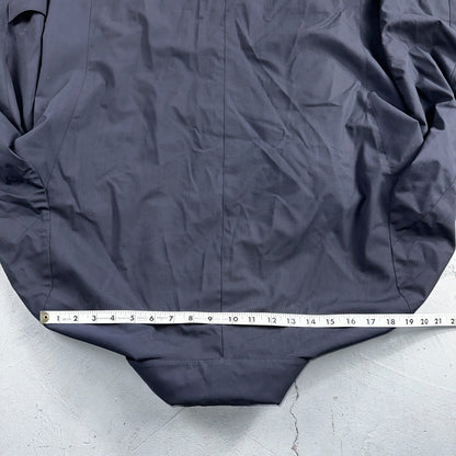 CANALI 1934 Water Repellent Car Coat Navy Rain Protection 54 Italy $2000 Retail