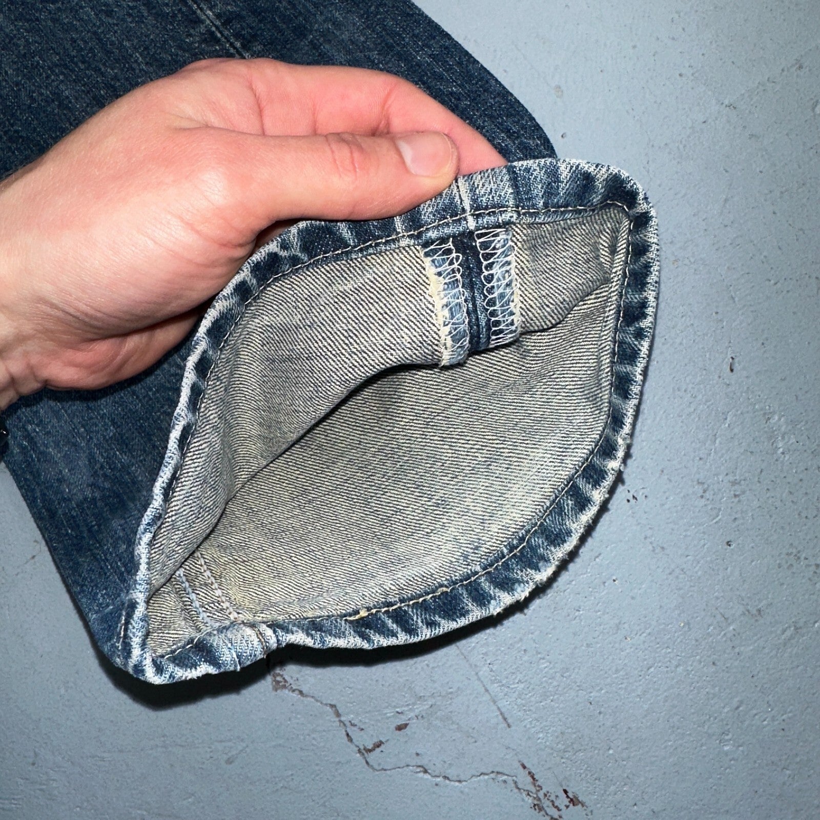 Levis 501 Vintage Y2K XX Straight Leg Jeans Blue Light Wash 34x32 Act 33x30