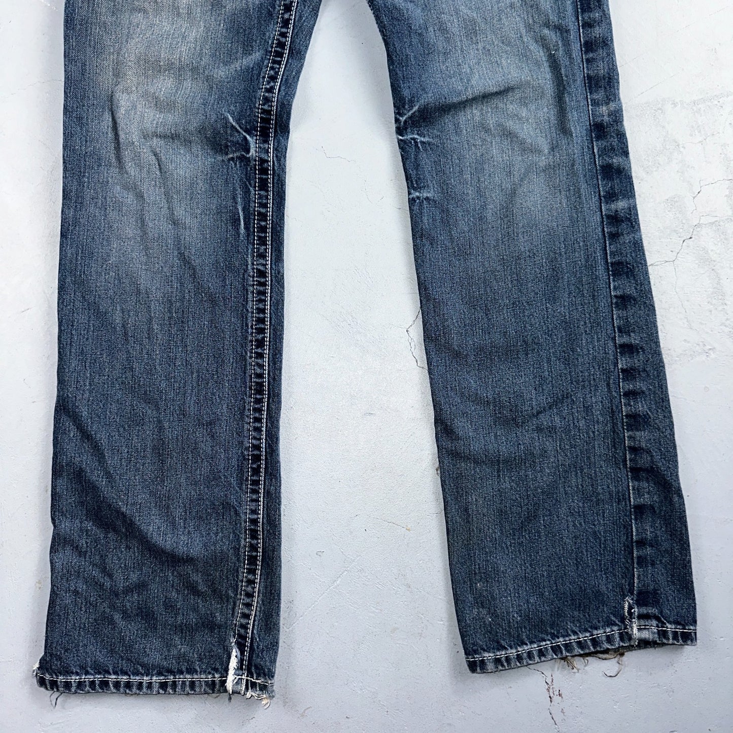 Ariat Jeans Mens 30 X 34 Blue Denim Rebar M4 Relaxed Boot Cut Workwear Country