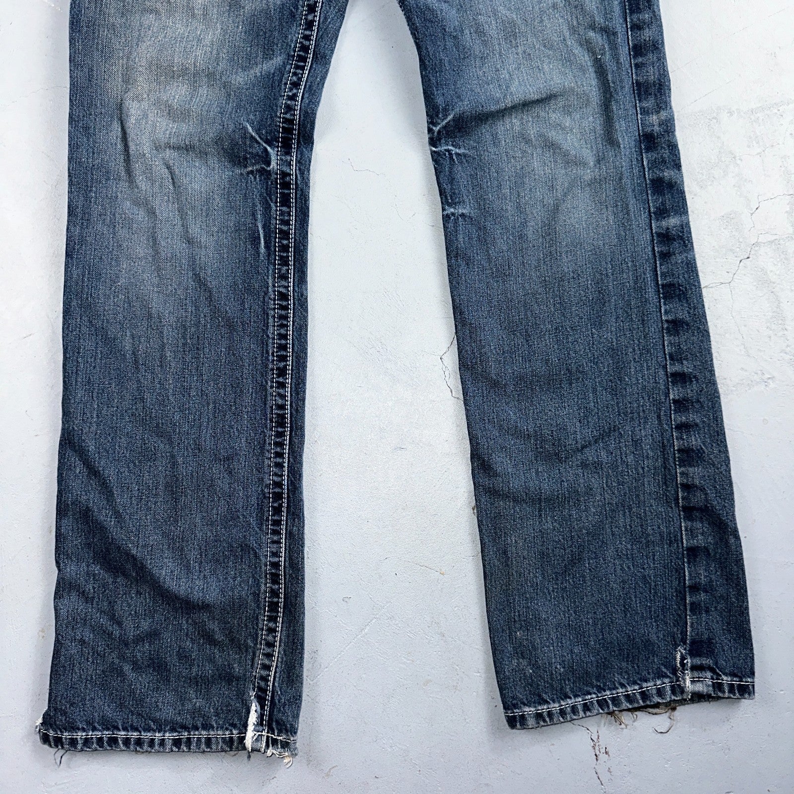 Ariat Jeans Mens 30 X 34 Blue Denim Rebar M4 Relaxed Boot Cut Workwear Country