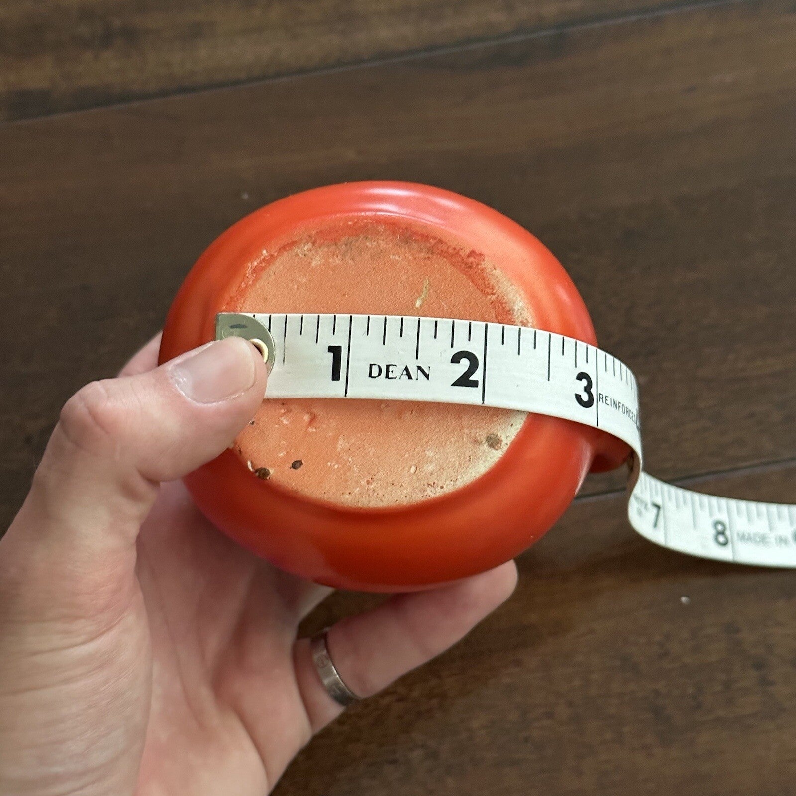 1939 San Francisco WORLD’S FAIR PITCHER Small Tilt  BALL PITCHER Orange 40s 30s