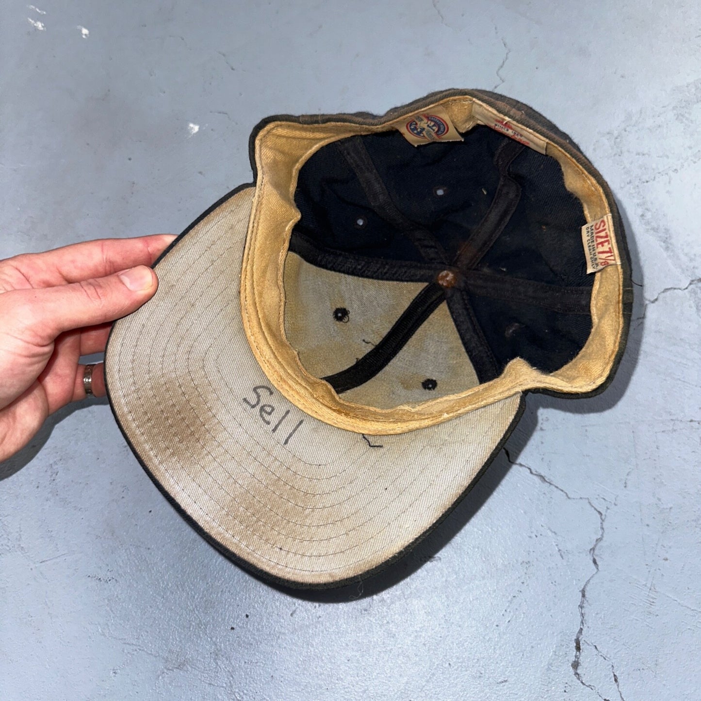 VTG 90s YAKIMA BEARS MILB Baseball New Era Pro Model Hat Size 7 1/8 Dodgers