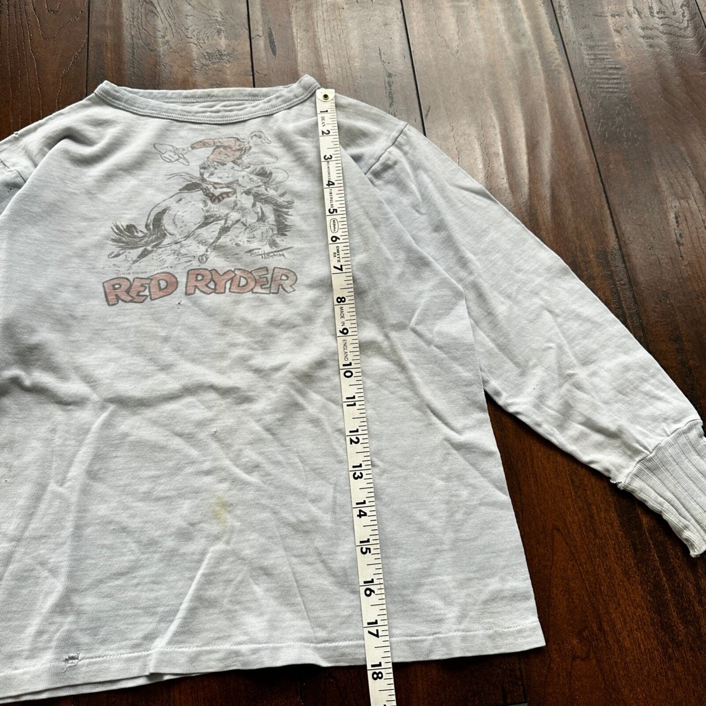 VTG 60s Red Ryder Graphic T Colorado Rodeo Cowboy Rockabilly 1960s 70s XXS Shirt