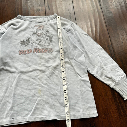 VTG 60s Red Ryder Graphic T Colorado Rodeo Cowboy Rockabilly 1960s 70s XXS Shirt