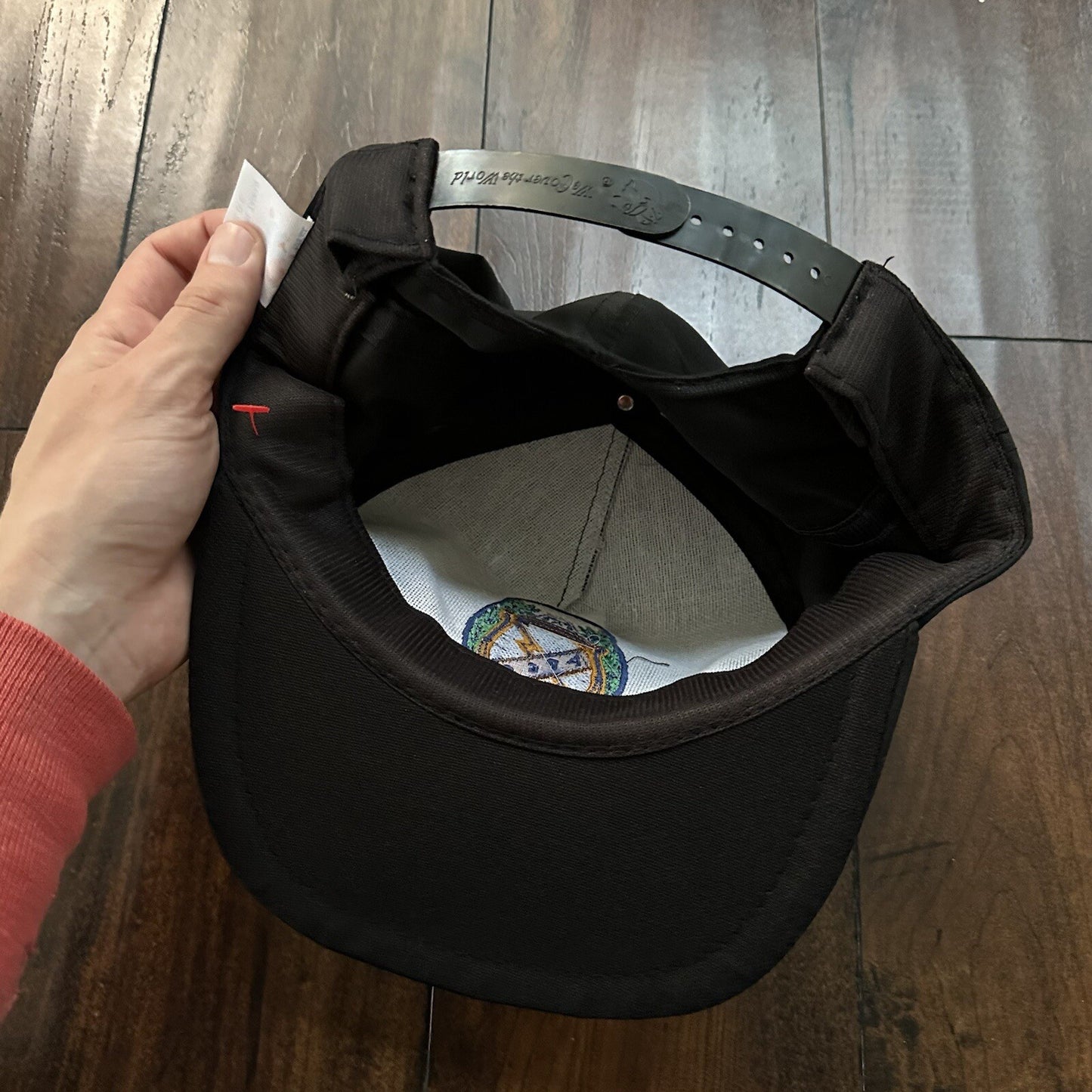 APCO Member Vintage Hat Cap Snapback Cool Metal Music Oregon 80s Black Gold