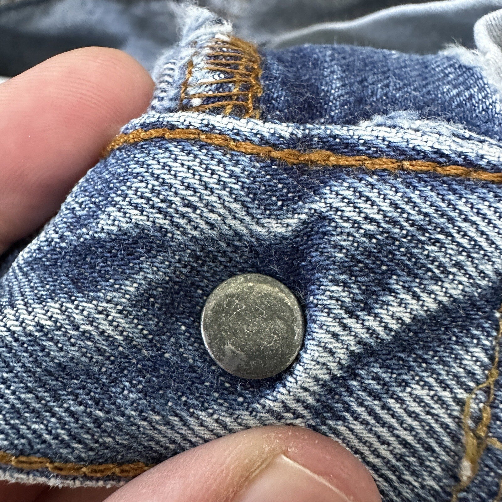 Levis Vintage 80s Redline Selvedge USA 501 XX Jeans 66 70s Light 27x36 Act 25x27