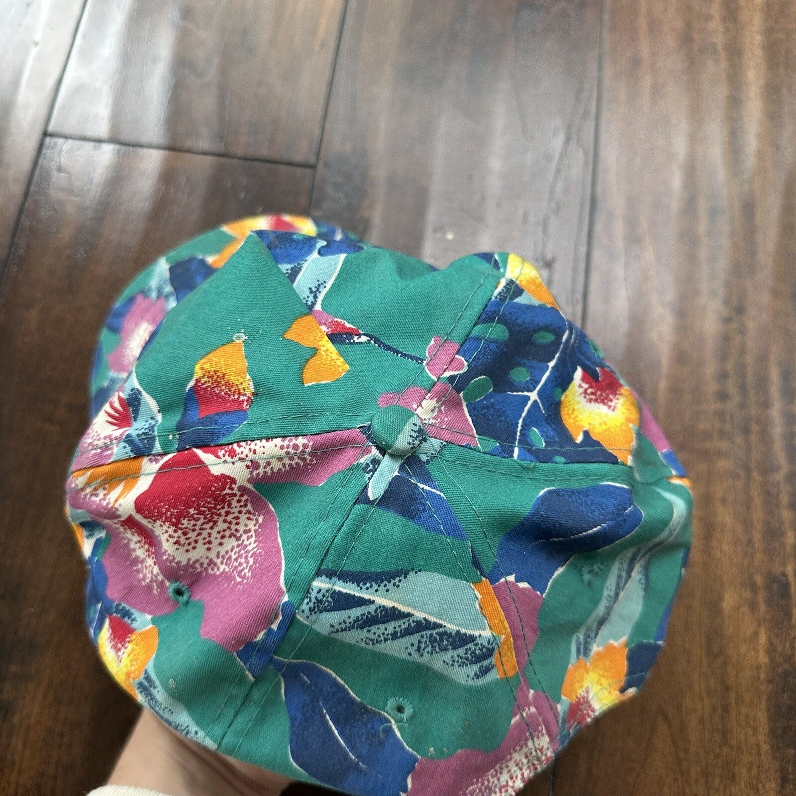 Hawaii Floral Vintage Hat Cap Snapback Music 90s 80s Used Nissan Rare Summer