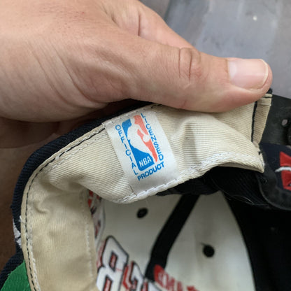 Vintage 90s Portland Trail Blazers Logo Athletic Diamond SnapBack Hat Cap NBA