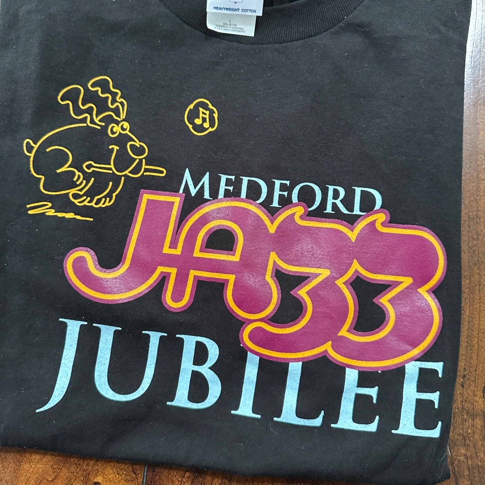 Medford Jazz Jubilee Music VTG T Shirt Y2K Miles Davis Band Pop Rock Art Bunny