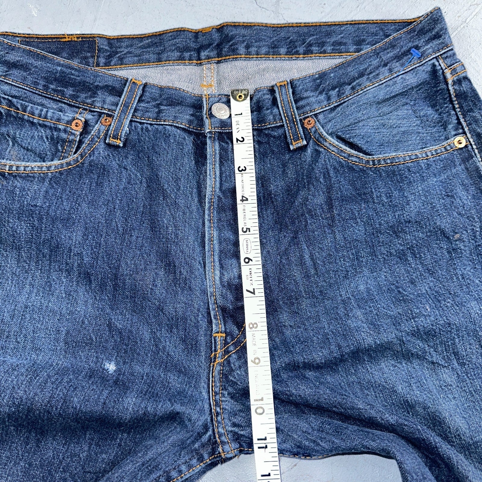 Levis 501 Vintage Y2K XX Straight Leg Jeans Blue Med Wash 34x32 Act 33x29