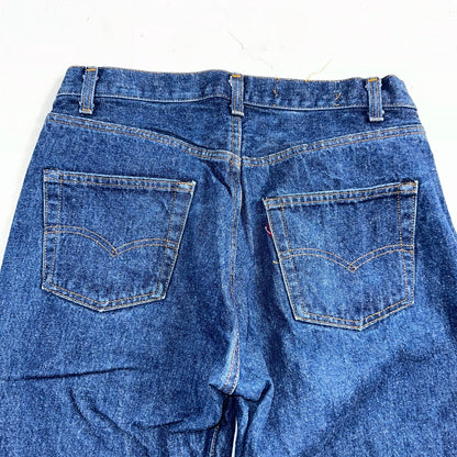 Levis 501 Vintage 80s USA XX Straight Leg Jeans Blue Dark Wash 34x34 Act 30x29