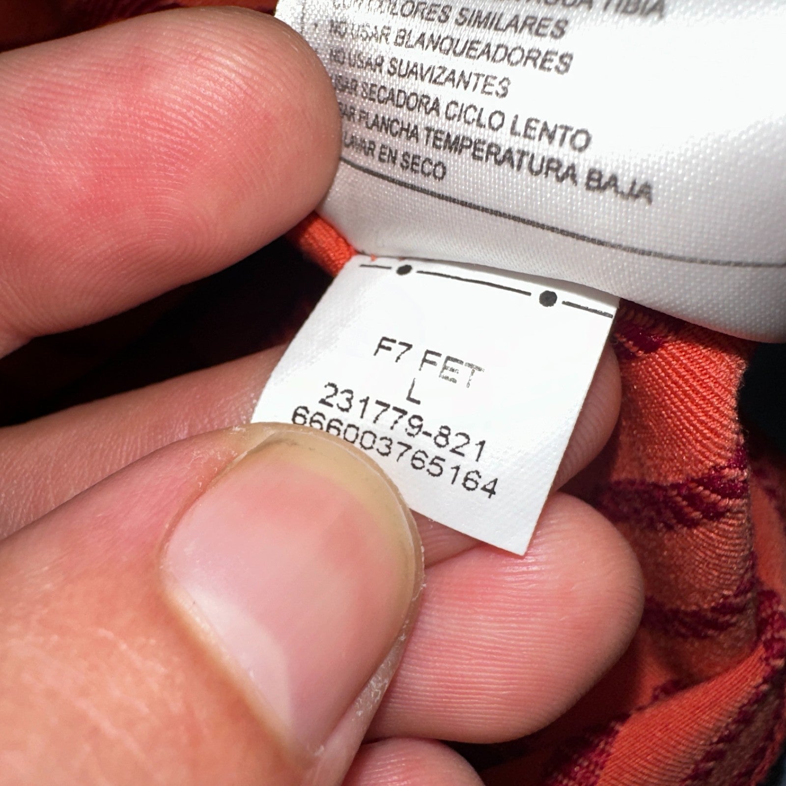 Nike Golf Dri Fit Orange Striped Polo Shirt L Large Vintage Style Sports