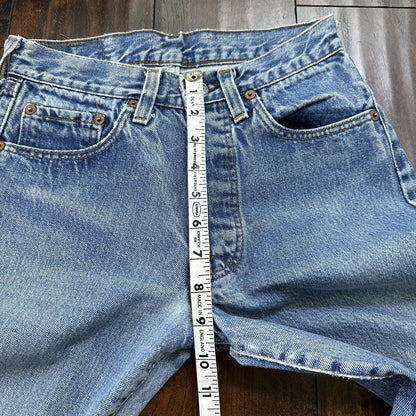 Levis Vintage 80s Redline Selvedge USA 501 XX Jeans 66 70s Light 27x36 Act 25x27