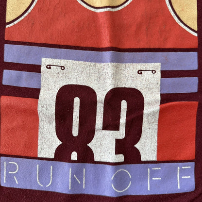 Nike 1983 Cascade Run Off T Shirt Vintage Geisha 80s Maroon Marathon Oregon Tee