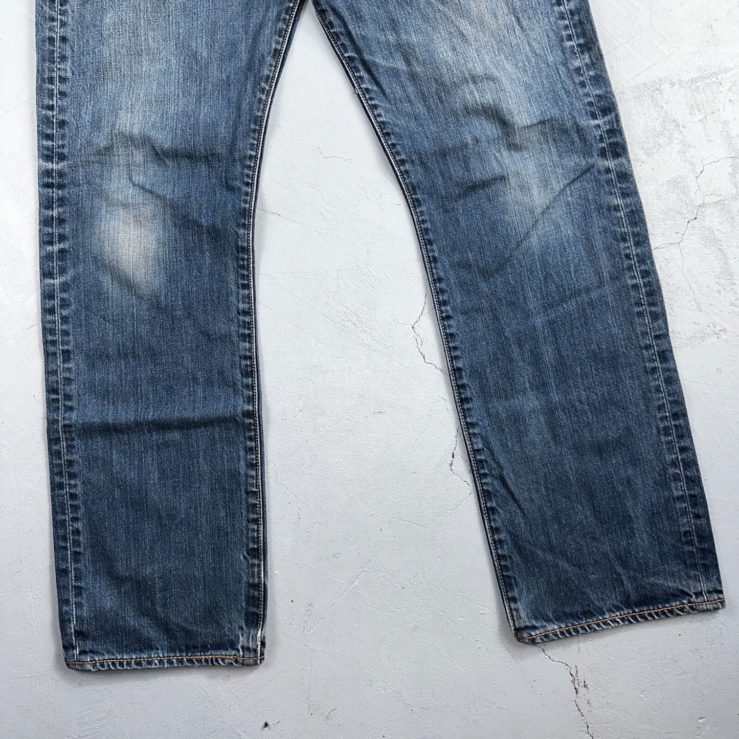 Levis 501 Y2K XX Straight Leg Jeans Blue VTG Med Wash 34x32 Act 32x30