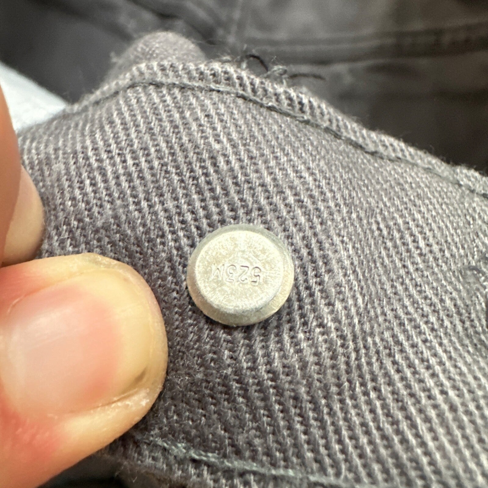 Vintage 1980s Levis 517 Men's Black Tab Jeans Size 34x31 Ac 33x32 Gray