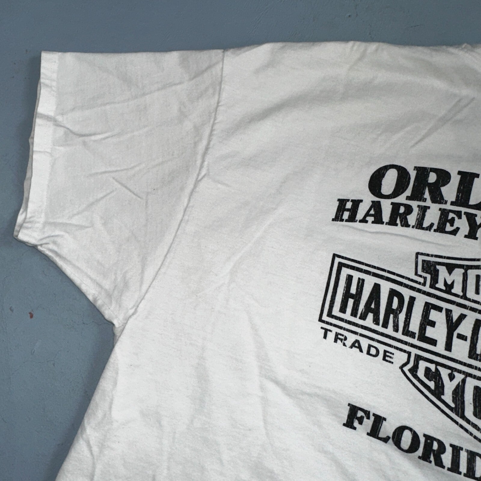 Harley Davidson Orlando Flordia VTG T Shirt Motorcycle Bike Graphic Y2K Ride