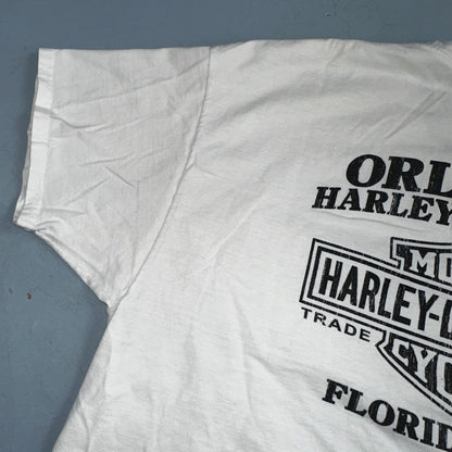 Harley Davidson Orlando Flordia VTG T Shirt Motorcycle Bike Graphic Y2K Ride