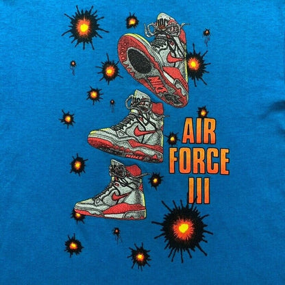 Nike Air Force 3 Take Some Flak Rare Vintage T Shirt USA Rare 80s 90s Rap Music
