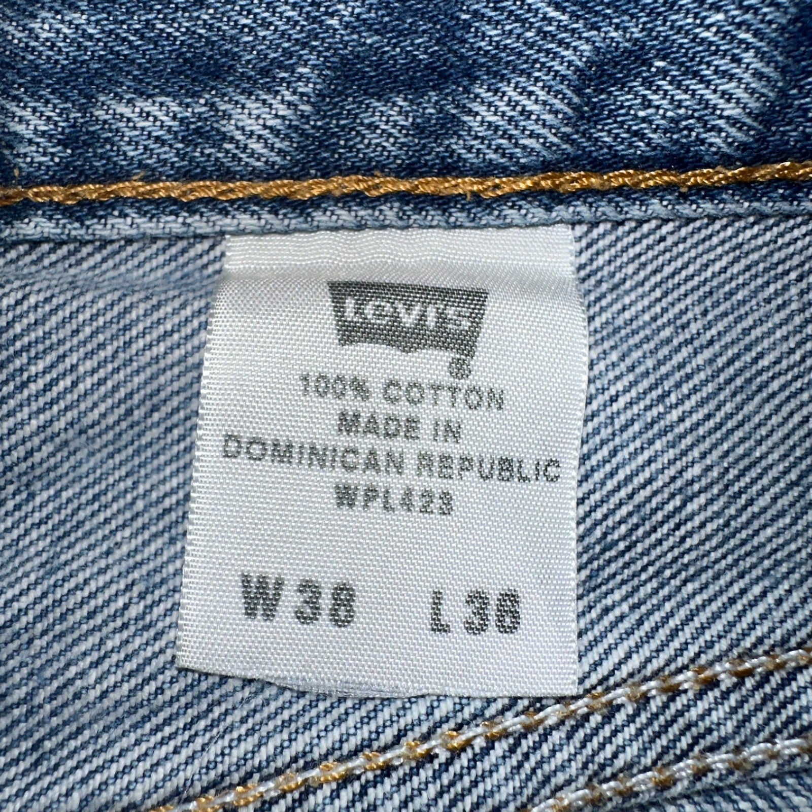 Levis 501 Vintage Y2K 90s XX Straight Leg Jeans Blue Med Wash 38x36 Act 35x31