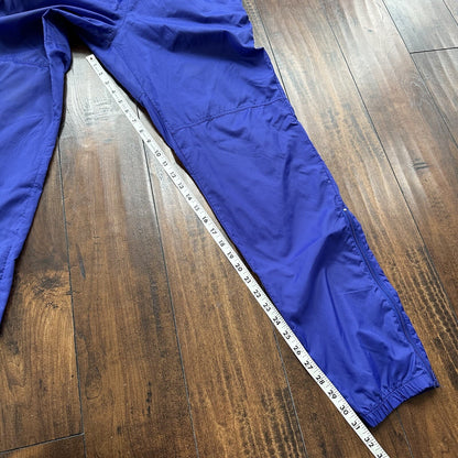 Nike Vintage 90s Gray Tag Windpants Track Pants Ankle Zip Unlined Purple M
