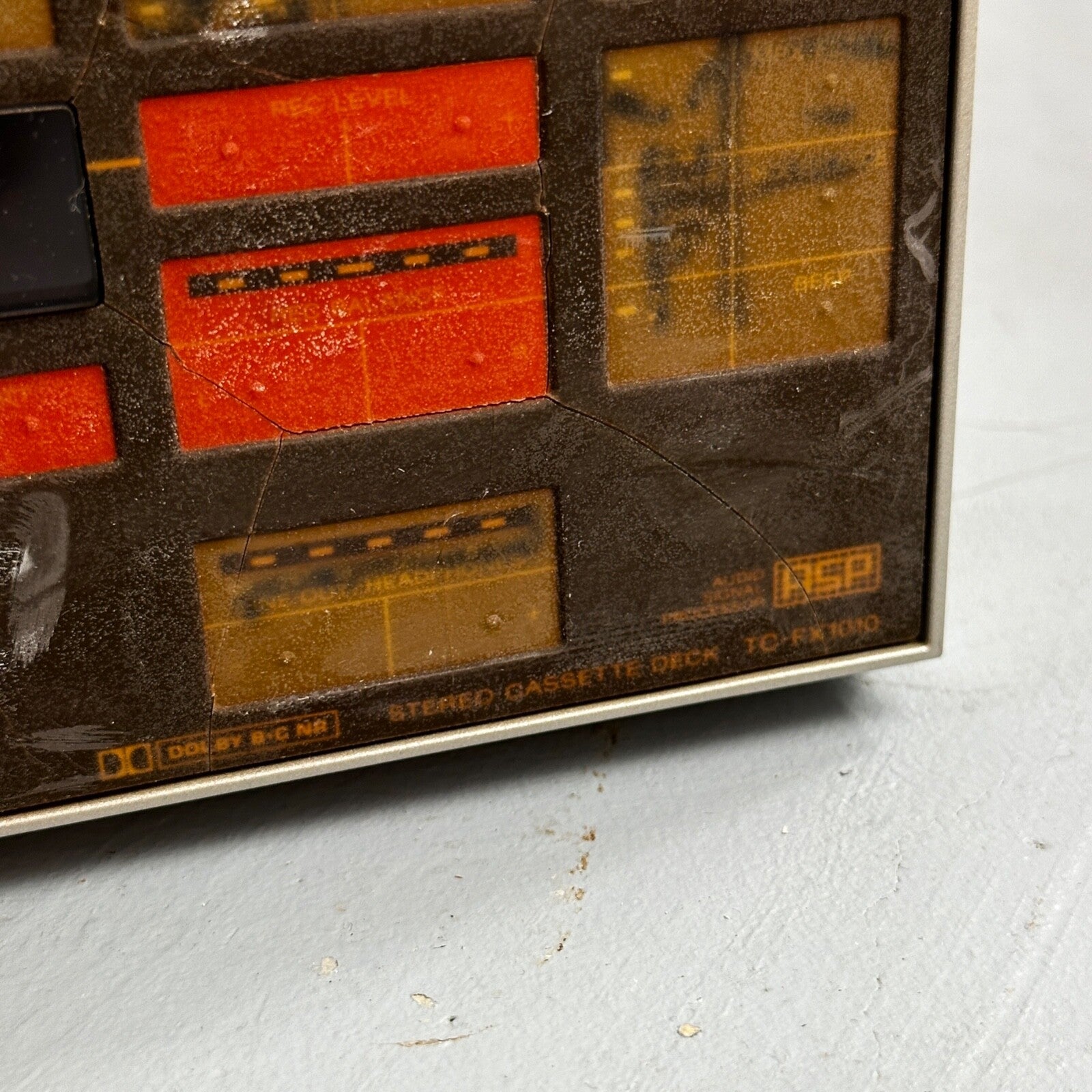 Sony TC-FX1010 Tape Deck Rare Find Cassette Broken For Parts As Is