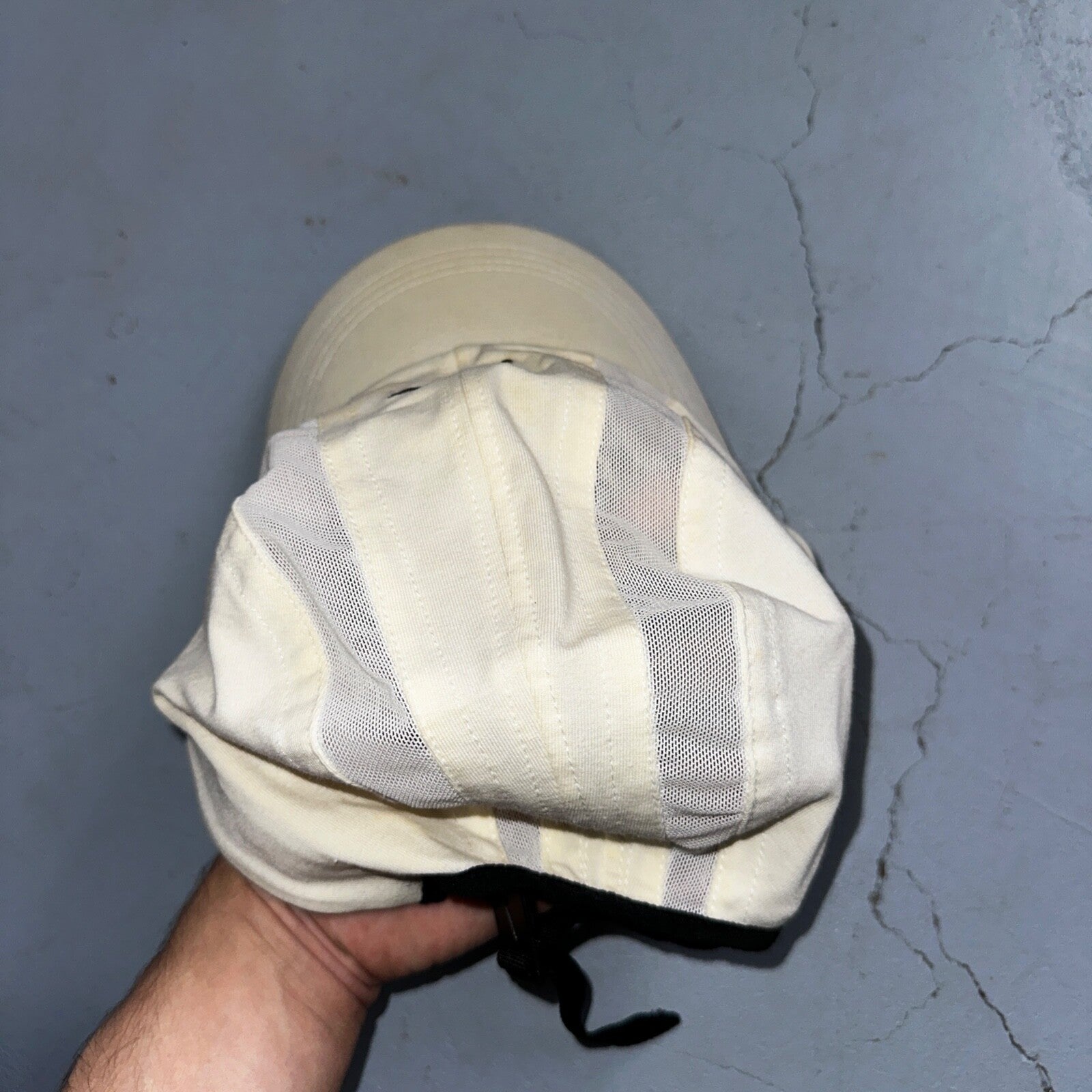 Nike Vintage Hat Cap Strap Back Swoosh Mesh Panel Tailwind Mens 90s Air Max