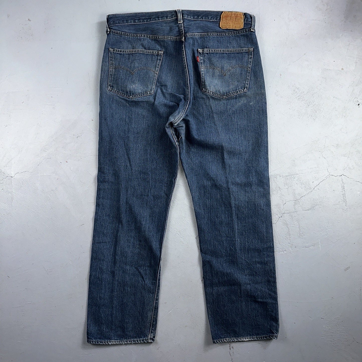 Levis 501 Vintage 80s Redline Selvedge USA XX Jeans Med Wash 42x34 Act 39x31