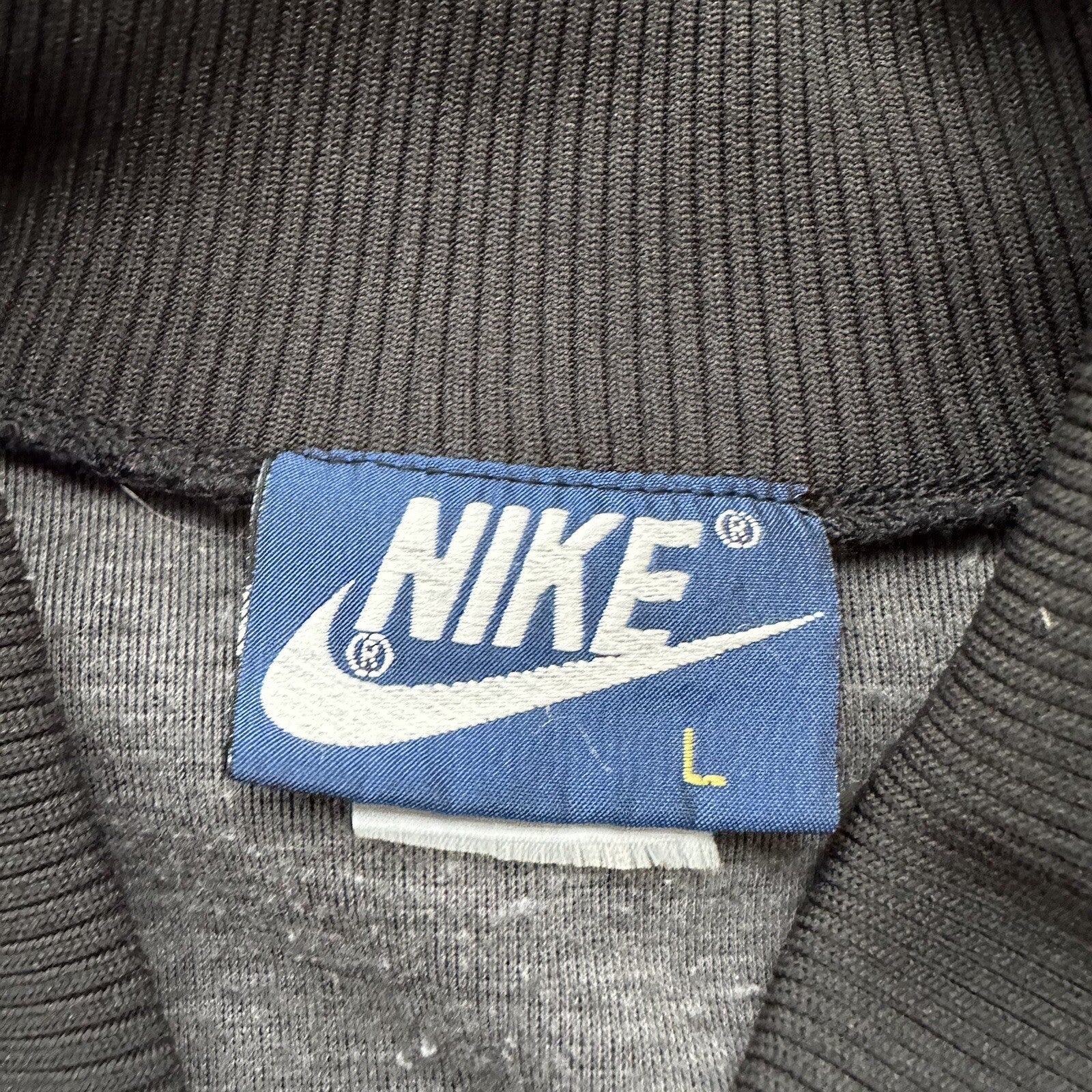 Vintage 1985 Nike Air Jordan Jacket Bred Chicago L RARE Black Red Japan 80s