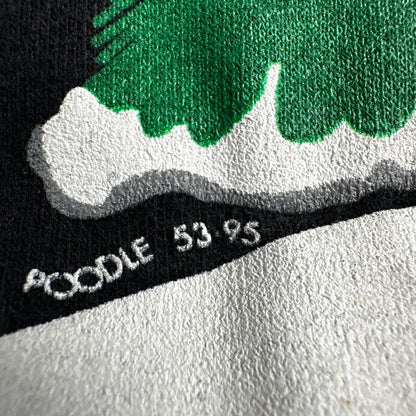 Motorcyclist Christmas Oneita VTG T Shirt Santa Central Oregon Toy Bike Harley