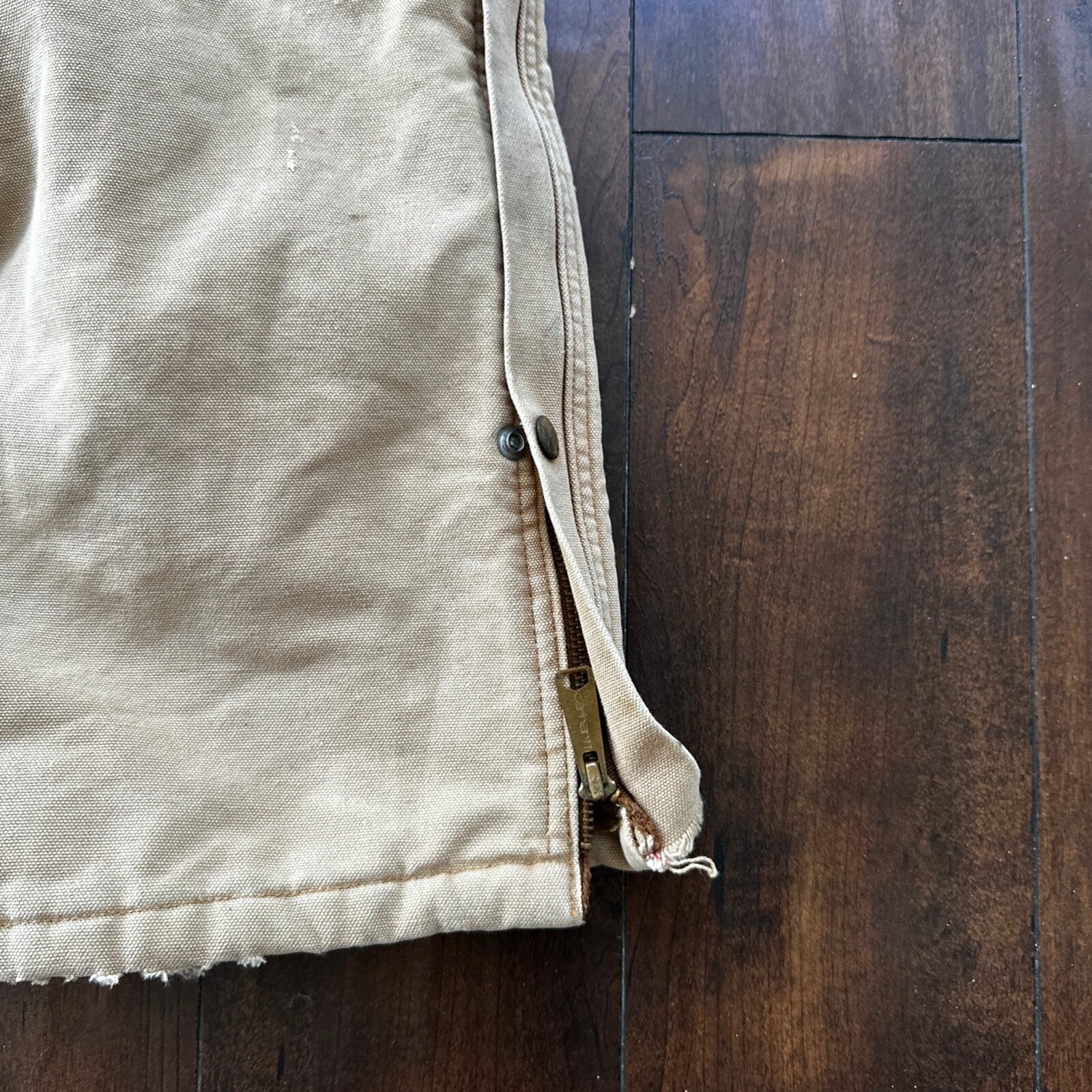 VTG 70s CARHARTT Duck Quilt Coveralls Small 996Q USA overalls Double Knee 80s